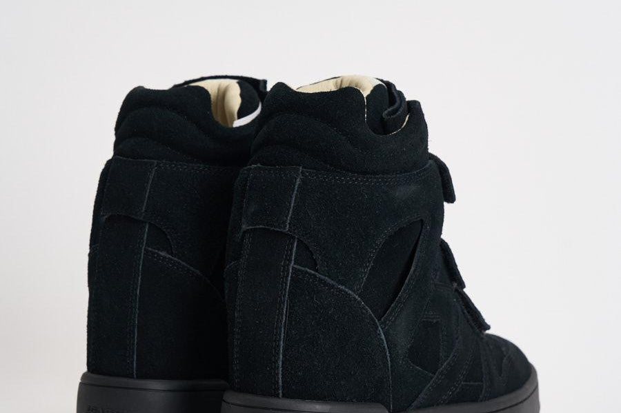 Sneakers donna con tacco interno nera BK0010FA B3E04SBKMD ISABEL MARANT 