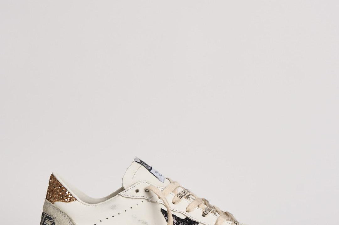 Sneakers donna Ball Star con strass bianca GWF00117 F00611810750 GOLDEN GOOSE 