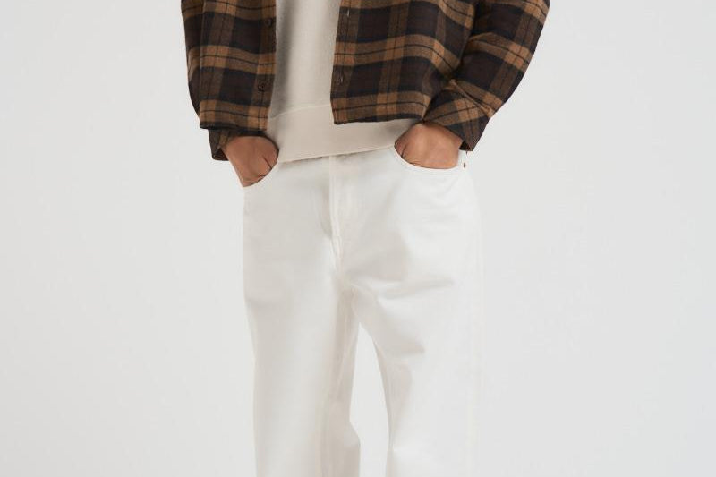 Camicia uomo a quadretti marrone M24300096 TURKISHCOFFEE SAMSØE SAMSØE 