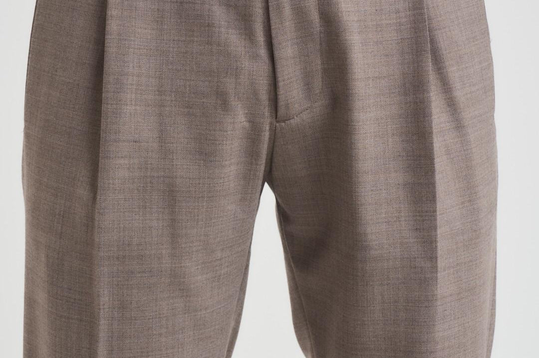 Pantalone uomo chino tortora RETRO BN7000XLTBROWN BERWICH 