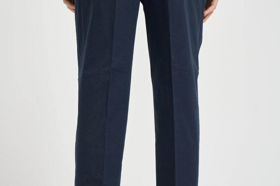 Pantalone uomo gamba dritta blu ARECHI 108179 SANTANIELLO 