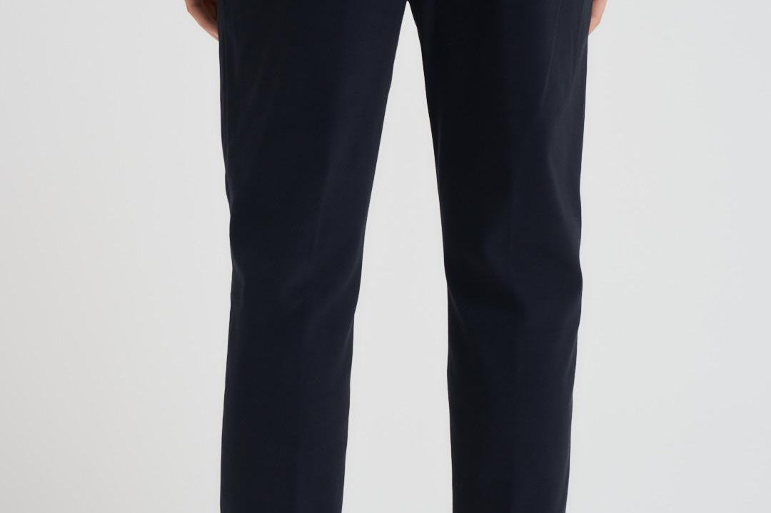 Pantaloni in cotone blu RETRO TS1620XNAVY BERWICH 