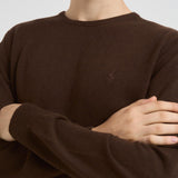 Maglia uomo girocollo marrone 710974148 011 RALPH LAUREN 