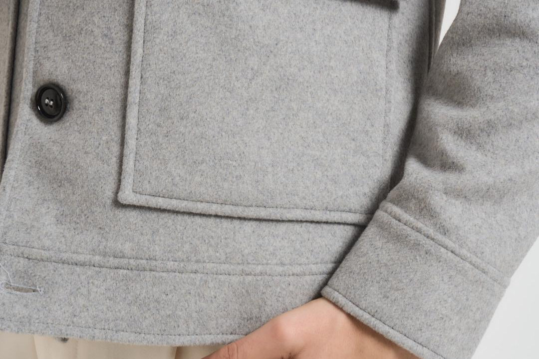 Giacca uomo a camicia grigio chiaro DENVER MCP34GRIGIO CHIARO ACCADEMIE TESSILI 