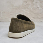 Mocassino uomo Portsmouth verde PORTSMOUTH MILITARY CHURCH'S 