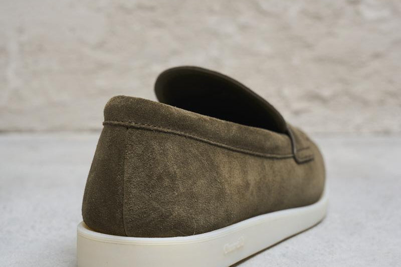 Mocassino uomo Portsmouth verde PORTSMOUTH MILITARY CHURCH'S 