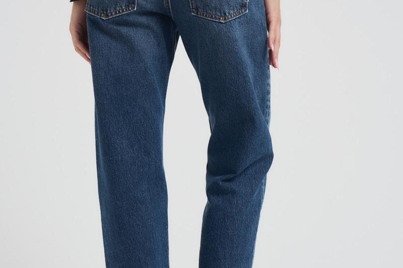Jeans donna regular in denim scuro 452P515 07NAVYBLUE CYCLE 