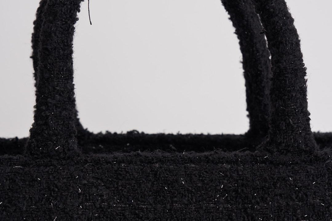 Borsa donna Colette Tweed nera COLETTETWD 00 MC2 SAINT BARTH 