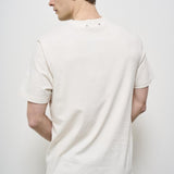 T-shirt uomo girocollo avorio GMP01220 P00188111421 GOLDEN GOOSE 