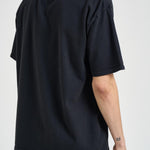 T-shirt uomo girocollo nera TT04012 6006BLACKWHITEYELLOW RHUDE 