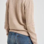 Maglia donna girocollo beige NEWQUEEN COURMA11 MC2 SAINT BARTH 