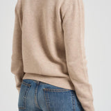 Maglia donna girocollo beige NEWQUEEN COURMA11 MC2 SAINT BARTH 