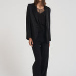 Blazer monopetto donna 14059BIS 8007NERO FORTE FORTE 