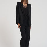 Blazer monopetto donna 14059BIS 8007NERO FORTE FORTE 