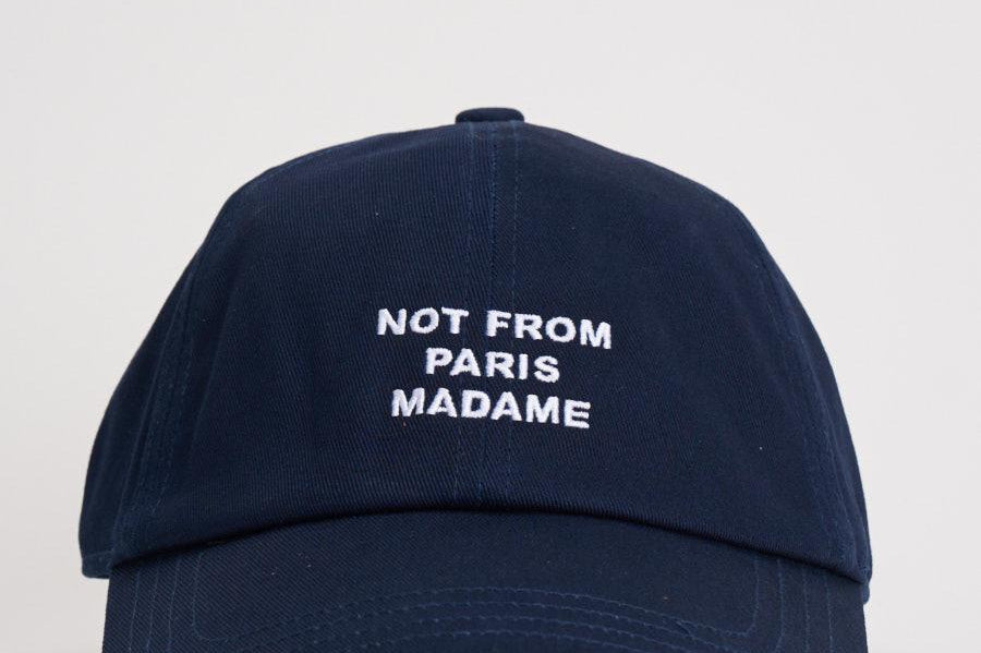 Cappellino uomo blu con ricamo CP151 CO138NY DROLE DE MONSIEUR 