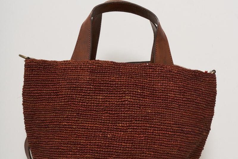 IBELIV Borsa donna Mirozy a mano in rafia MIROZY WOOD IBELIV 