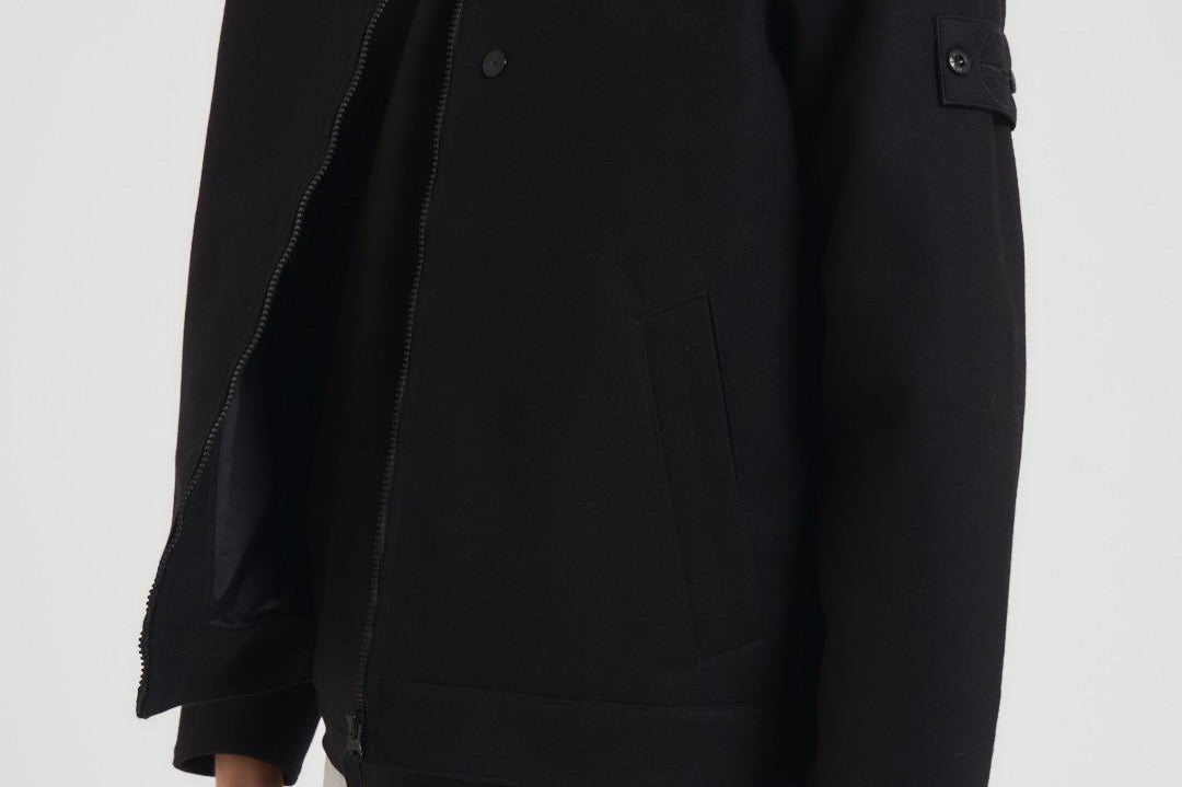 Giacca uomo in stile camicia nera 1200027 S0F18V0029 STONE ISLAND 