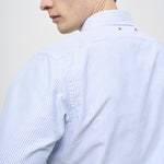 Camicia uomo Oxford celeste GMP00246 P00054880197 GOLDEN GOOSE 