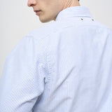Camicia uomo Oxford celeste GMP00246 P00054880197 GOLDEN GOOSE 