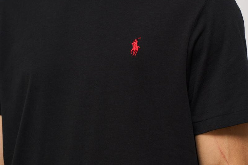 T-shirt girocollo uomo nera 710680785 001 RALPH LAUREN 