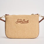 Pochette donna Parisienne Mini beige e marrone PARISIENNEMINISTRAW 00368L MC2 SAINT BARTH 