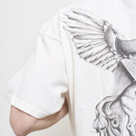 T-shirt uomo girocollo bianca MLM41066 72 REPRESENT 