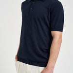 Polo uomo in maglia blu navy 300426 38 KANGRA 