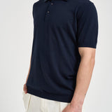 Polo uomo in maglia blu navy 300426 38 KANGRA 