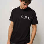 T-shirt uomo girocollo nera TS139A 999 CP COMPANY 