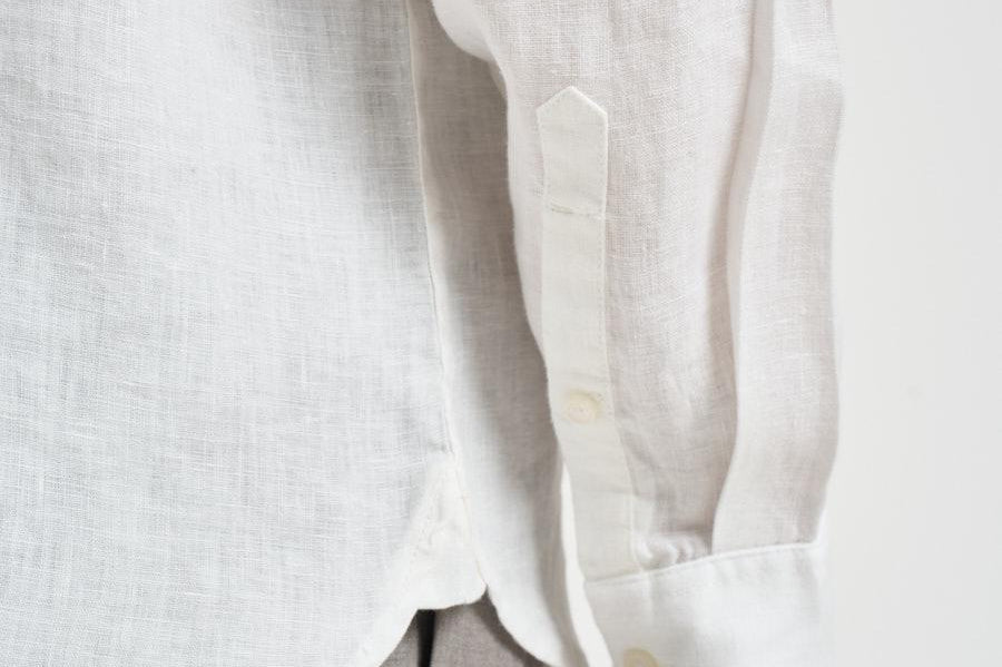 Camicia uomo in lino bianco TB0AD2DC3 100 TIMBERLAND 
