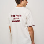 T-shirt uomo girocollo panna e bordeaux TS262 CO167OW DROLE DE MONSIEUR 