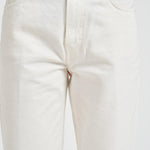 Jeans donna gamba dritta bianchi KOREABULL44 OFF WHITE HAIKURE 