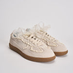 Sneakers donna crochet crema S100823 01 ALOHAS 