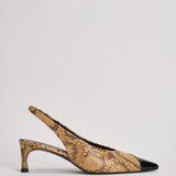 Slingback donna in pelle pitonata 1159843091 JOJOBA3091 ROTATE 