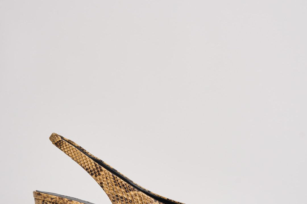 Slingback donna in pelle pitonata 1159843091 JOJOBA3091 ROTATE 