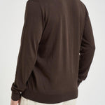 Polo uomo manica lunga marrone 300403 170 KANGRA 