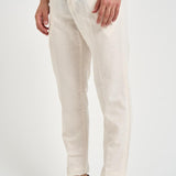 Pantalone uomo in lino bianco PG26 04 PERFECTION 