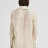 Camicia donna Bridget gessata panna 11033 MTL55 ANINE BING 