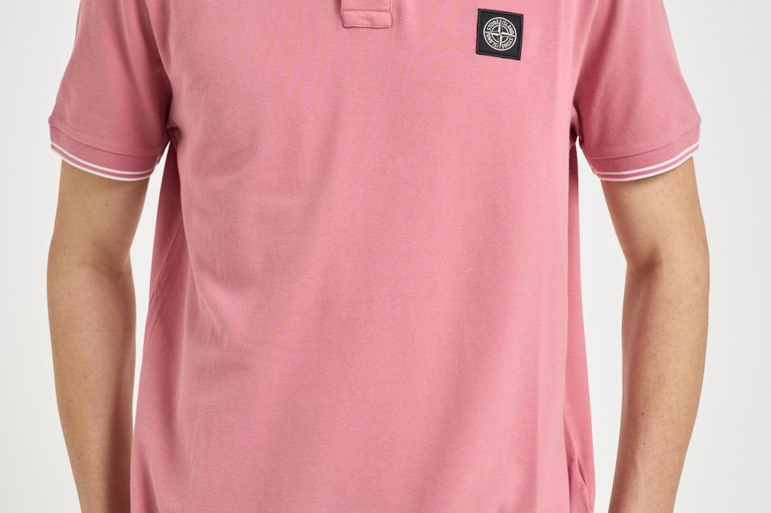 Polo uomo manica corta rosa 2200010 S0018V008G STONE ISLAND 