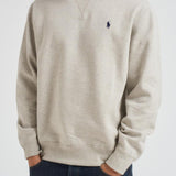 Felpa uomo girocollo grigia 710P01523 003 RALPH LAUREN 