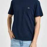 T-shirt uomo girocollo blu TH2827 166 LACOSTE 