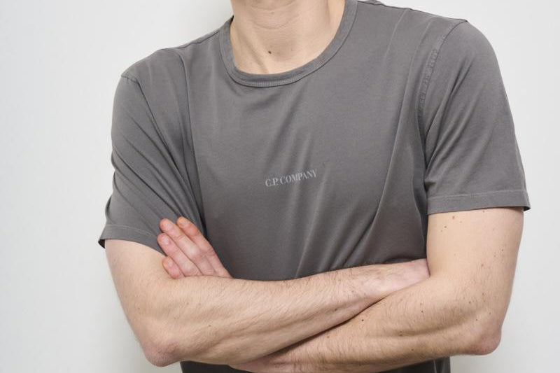 T-shirt uomo girocollo grigia TS085AR 935 CP COMPANY 