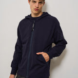 Felpa uomo con cappuccio blu SS025A 888 CP COMPANY 