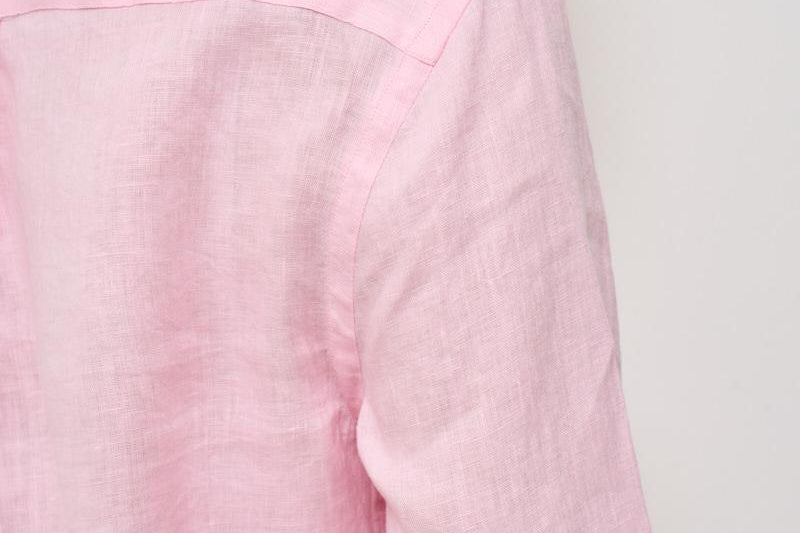 Camicia donna in lino rosa 211970730 014 RALPH LAUREN 