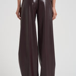 Pantalone in eco pelle donna T180471E CABERNET THE ANDAMANE 