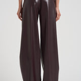Pantalone in eco pelle donna T180471E CABERNET THE ANDAMANE 