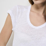T-shirt donna bianca Zankou TS0014FB B1N17E20WH MARANT ETOILE 