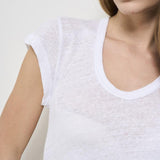 T-shirt donna bianca Zankou TS0014FB B1N17E20WH MARANT ETOILE 