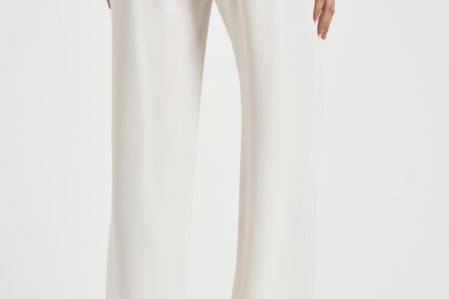 Pantalone donna Cady wide leg bianco D231087 PANTY26002 P.a.r.o.s.h. 