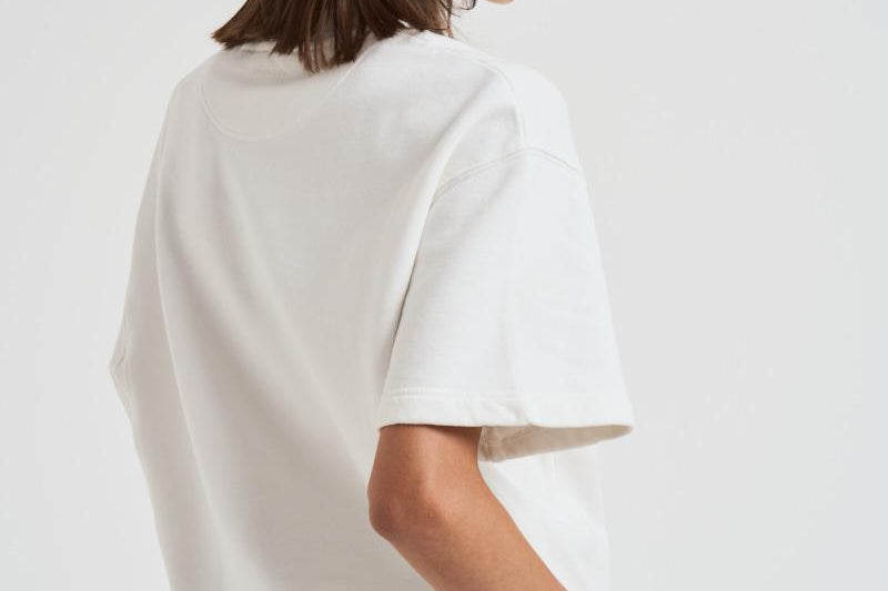 Felpa donna girocollo Jay bianca 11002 OFW1 ANINE BING 